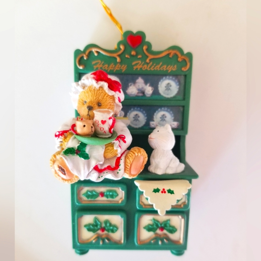 Ornament Cherished Teddies 1990s cocoa